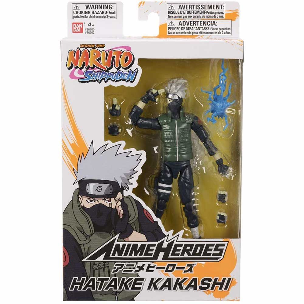 Encontraproduto.com.br - Naruto - Boneco Articulado Bandai Kakashi Hatake - Fun Toys