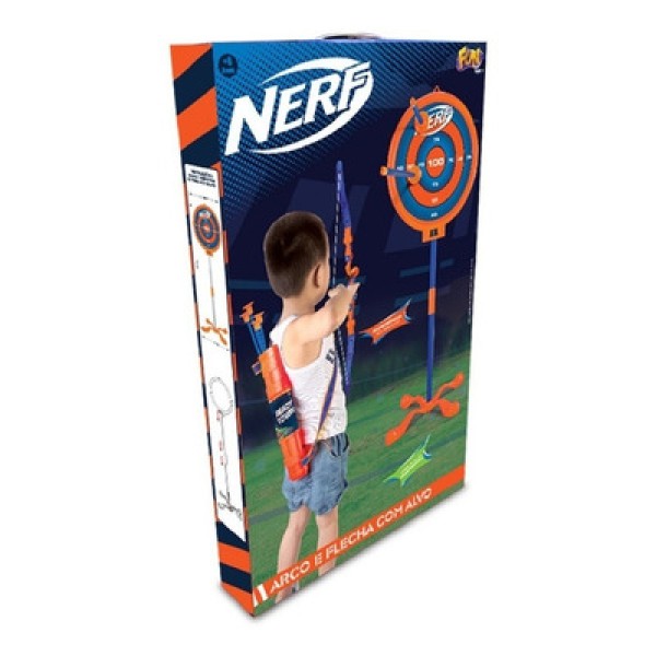 Encontraproduto.com.br - Lançador Nerf - Kit Arco e Flecha com Alvo Infantil - Fun