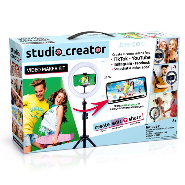Encontraproduto.com.br - Studio Creator Vídeo Maker Kit Influencer Fun F0056-5