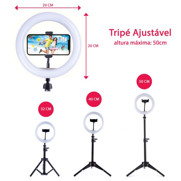 Encontraproduto.com.br - Studio Creator Vídeo Maker Kit Influencer Fun F0056-5