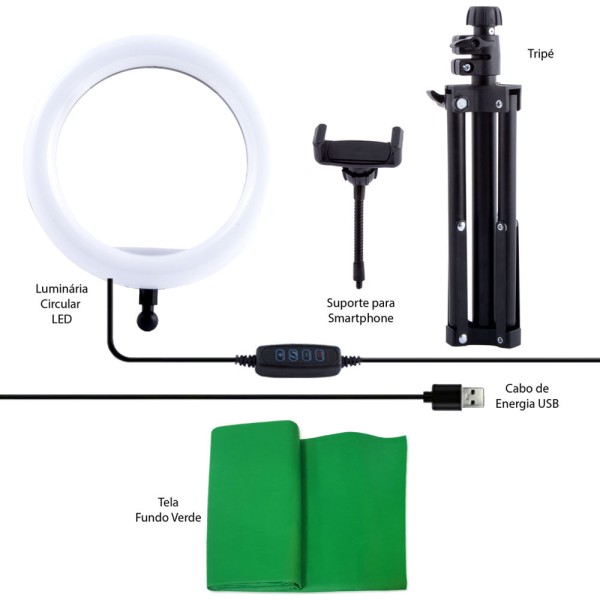 Encontraproduto.com.br - Studio Creator Vídeo Maker Kit Influencer Fun F0056-5