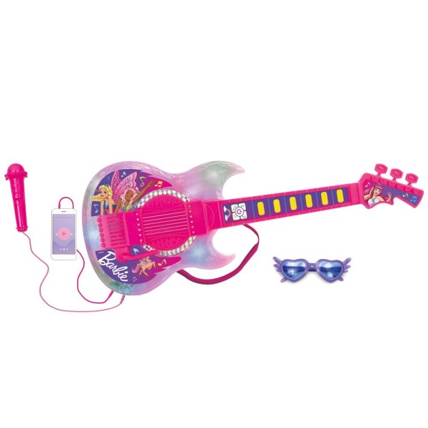 Encontraproduto.com.br - Barbie Guitarra Dreamtopia Com Função MP3 - Fun