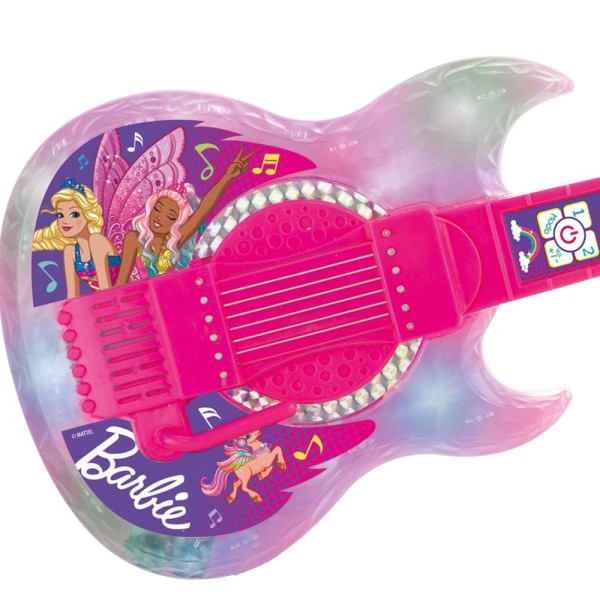Encontraproduto.com.br - Barbie Guitarra Dreamtopia Com Função MP3 - Fun