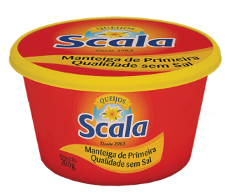 Encontraproduto.com.br - Manteiga sem Sal Scala Pote 200g