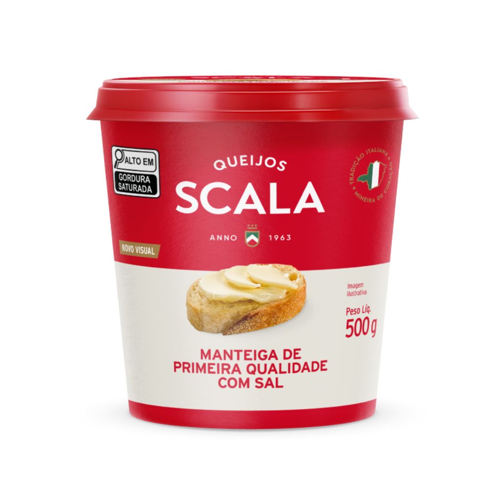 Encontraproduto.com.br - Manteiga Scala Com sal Pote com 500g
