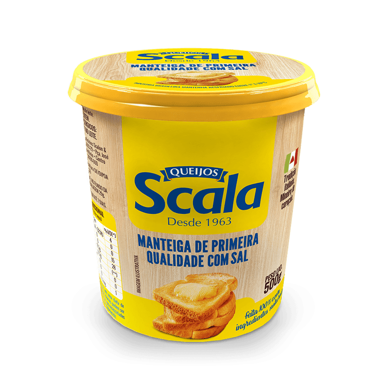 Encontraproduto.com.br - Manteiga Scala Com sal Pote com 500g