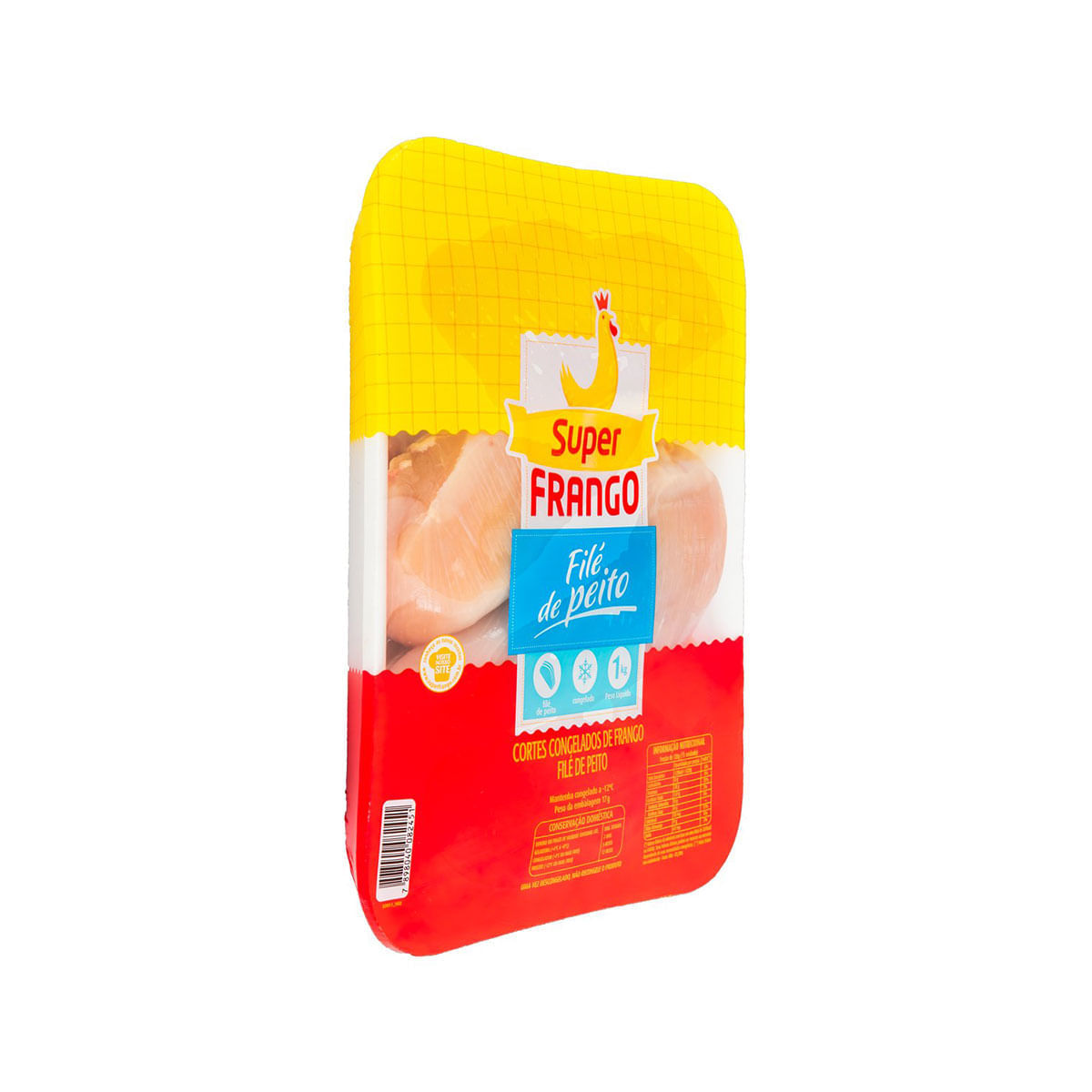 Encontraproduto.com.br - Filé de Peito de Frango Super Frango Congelado Bandeja com 1kg