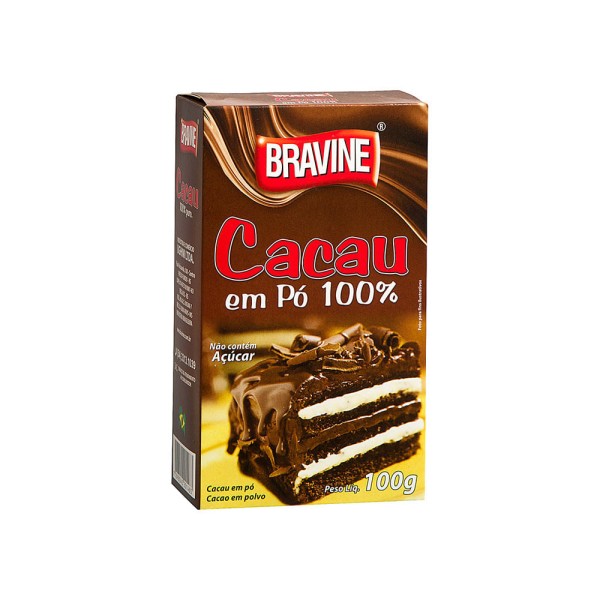 Encontraproduto.com.br - Cacau em Pó Bravine 100g