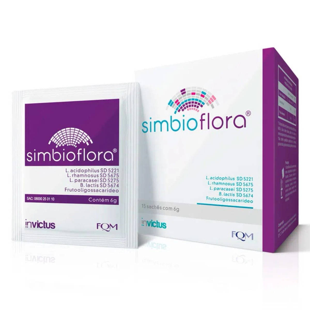 Encontraproduto.com.br - Simbioflora Com 15 Sachês 6g