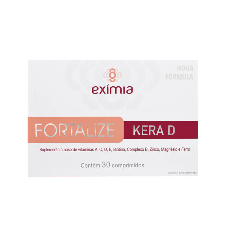 Encontraproduto.com.br - Exímia Fortalize Kera D c/ 30 Comprimidos