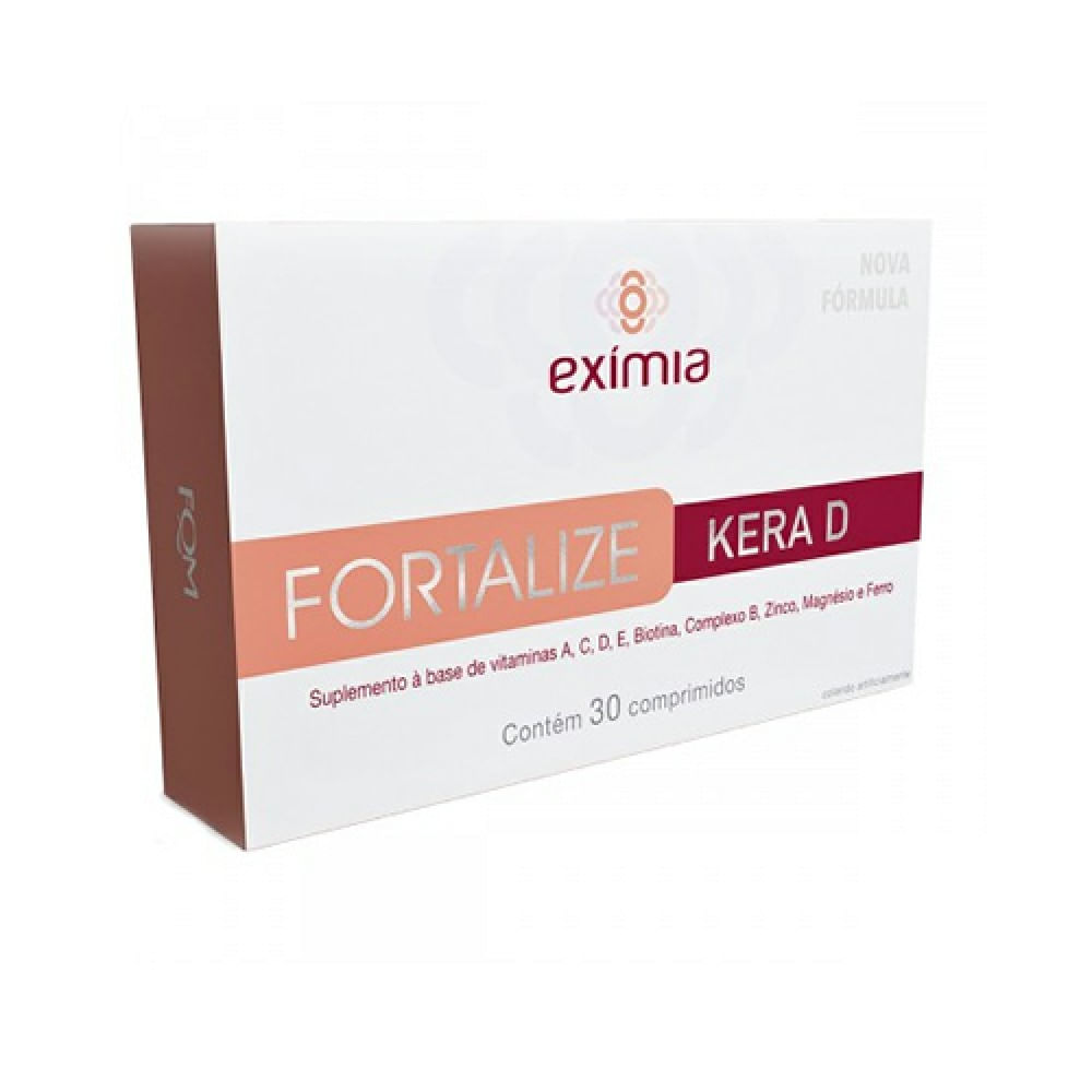 Encontraproduto.com.br - Exímia Fortalize Kera D c/ 30 Comprimidos
