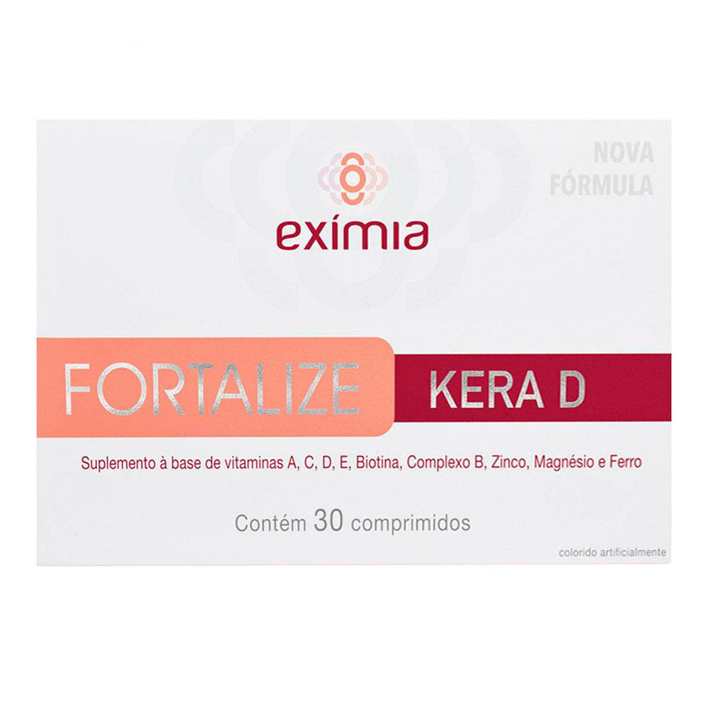 Encontraproduto.com.br - Exímia Fortalize Kera D c/ 30 Comprimidos