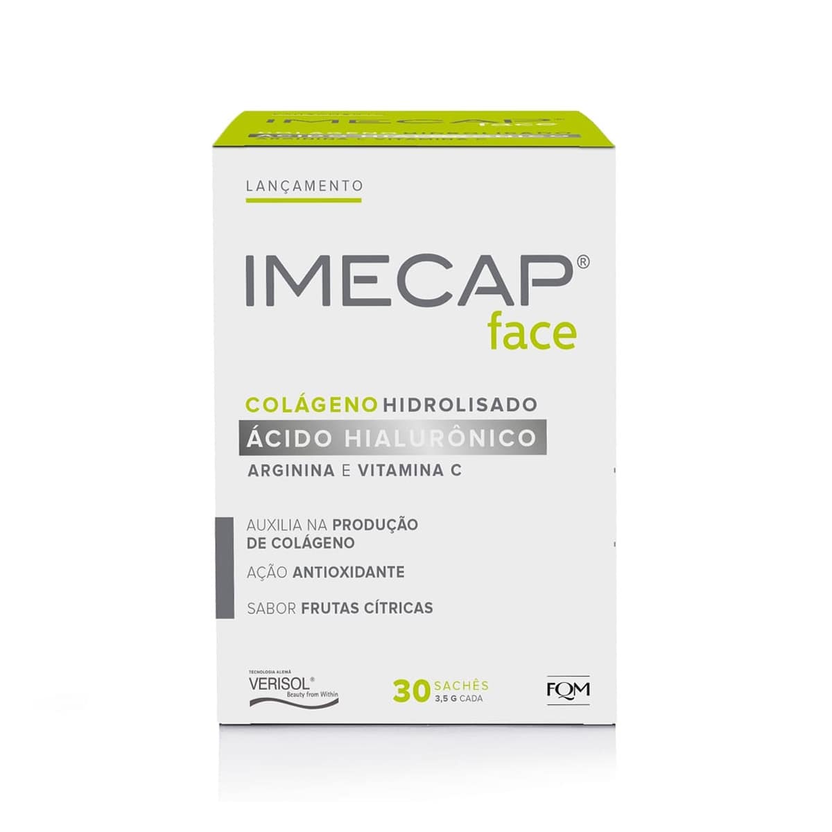 Encontraproduto.com.br - Imecap Face Colágeno +Ácido Hialurônico c/ 30 Sachês