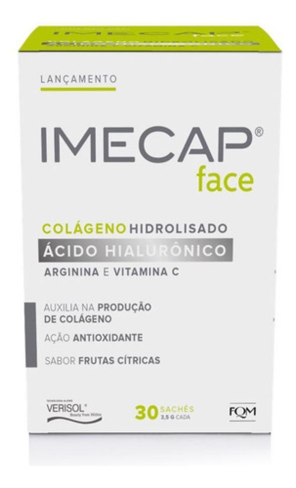 Imecap Face Colágeno +Ácido Hialurônico c/ 30 Sachês