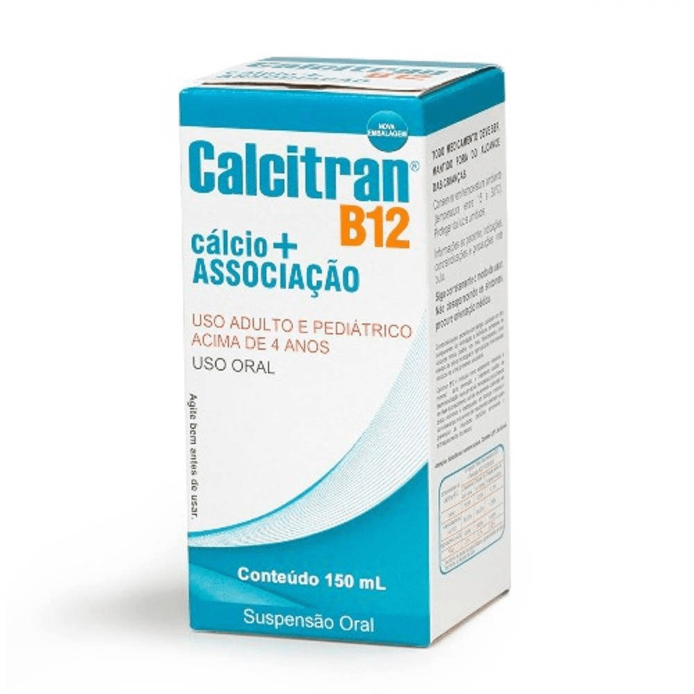 Encontraproduto.com.br - Calcitran Divcom B12 suspensão 150ml