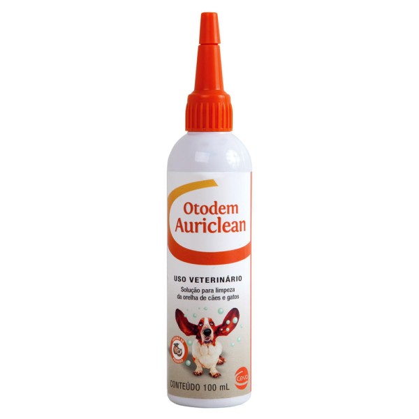 Encontraproduto.com.br - Otodem Auriclean 100ml Ceva Higiene Orelha Cães e Gatos