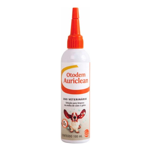 Encontraproduto.com.br - Otodem Auriclean 100ml Ceva Higiene Orelha Cães e Gatos