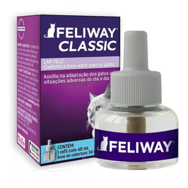 Encontraproduto.com.br - Feliway Classic Refil 48ml Ceva Comportamental Gatos