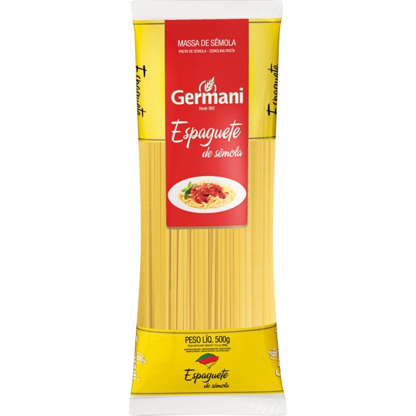 Encontraproduto.com.br - Massa Germani Sem Ovos Espaguete 500g