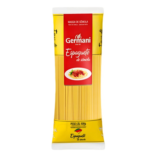 Encontraproduto.com.br - Massa Germani Sem Ovos Espaguete 500g