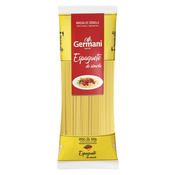 Encontraproduto.com.br - Massa Germani Sem Ovos Espaguete 500g