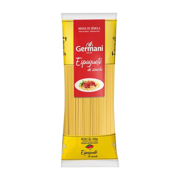 Encontraproduto.com.br - Massa Germani Sem Ovos Espaguete 500g