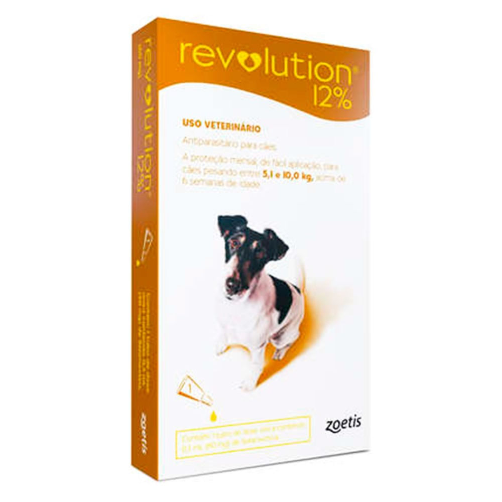 Encontraproduto.com.br - Antipulgas Revolution 12% para Cães de 5,1kg a 10kg
