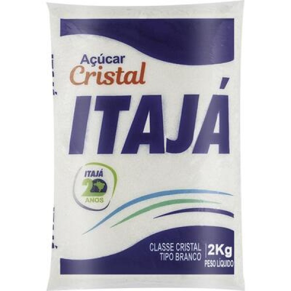 Encontraproduto.com.br - Açúcar Cristal Itajá Pacote com 2kg
