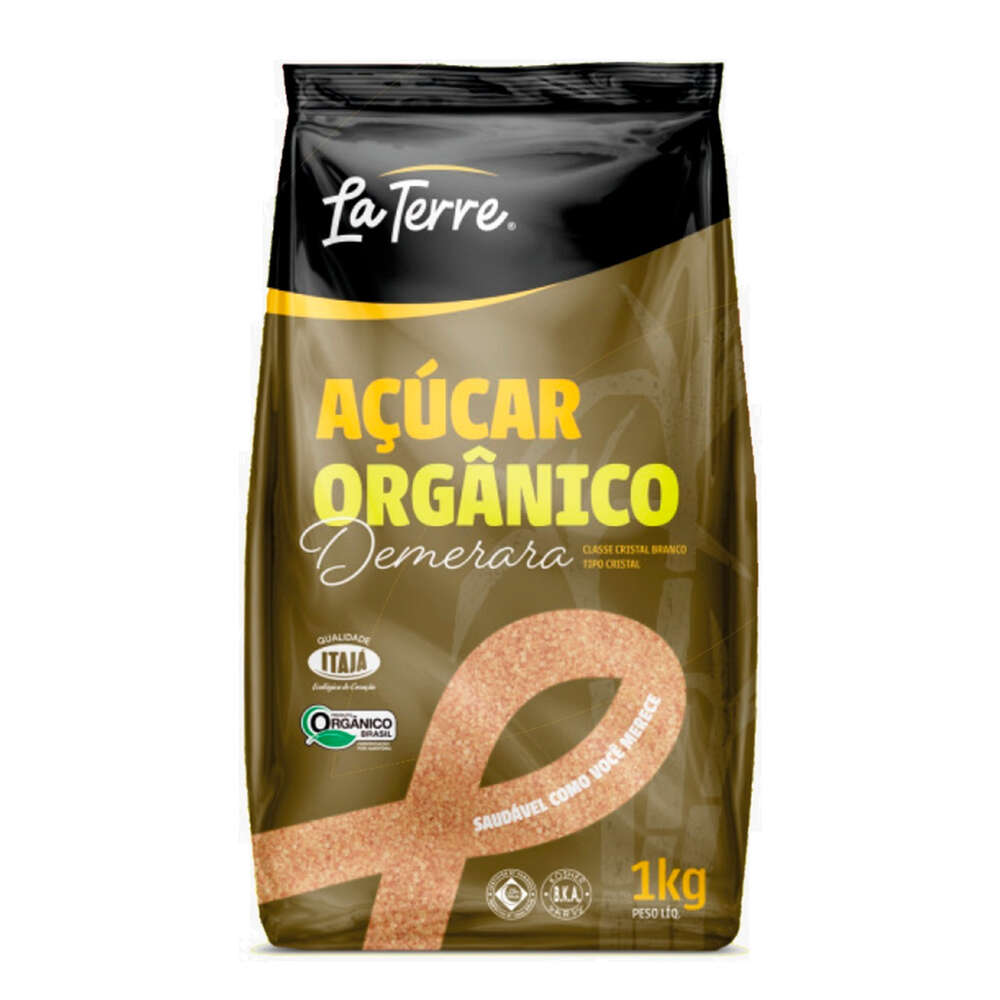 Açúcar Orgânico La Terre Demerara 1kg