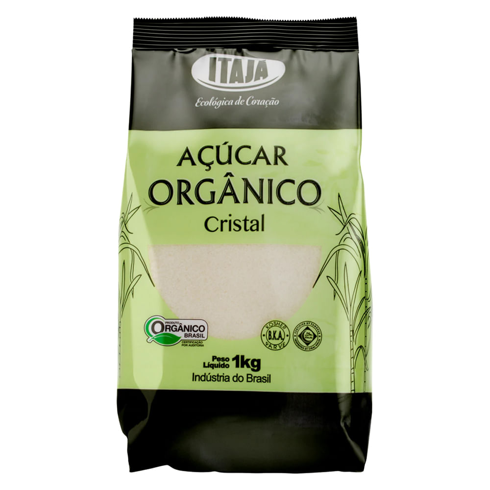 Açúcar Cristal Orgânico Itajá 1 Kg