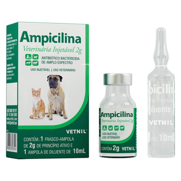 Encontraproduto.com.br - Ampicilina Injetável Antibiótico Bactericida