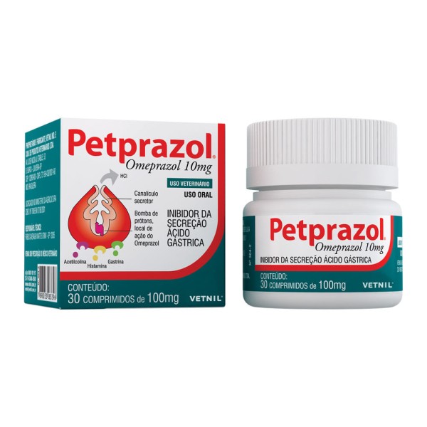 Encontraproduto.com.br - Petprazol 10mg Antiácido para cães e Gatos