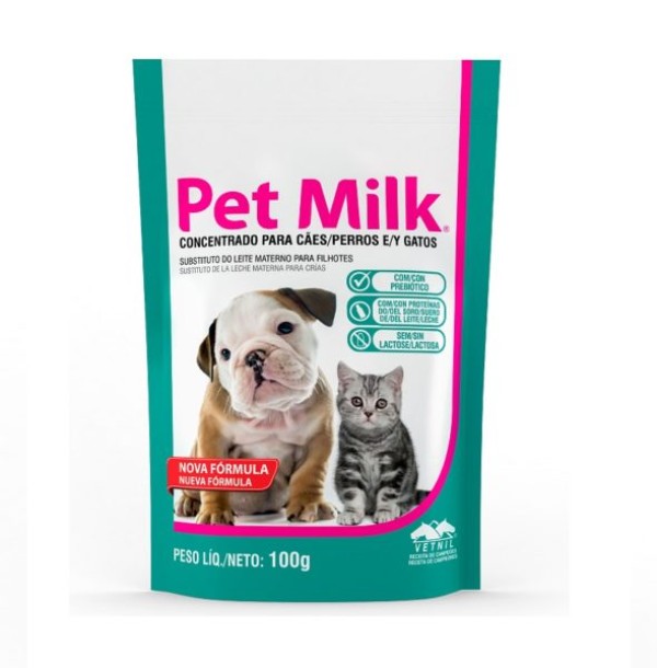 Encontraproduto.com.br - Pet Milk 100g Vetnil Leite Materno Cães Gatos