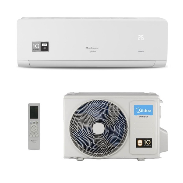 Ar-Condicionado Split HW Inverter Springer Midea Xtreme Save Connect C 9.000 BTUs Quente/Frio 220V