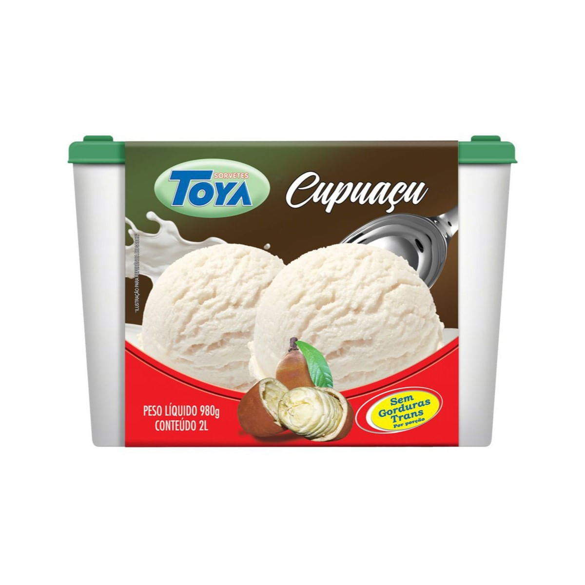 Sorvete TOYA Cupuaçu pote 2L