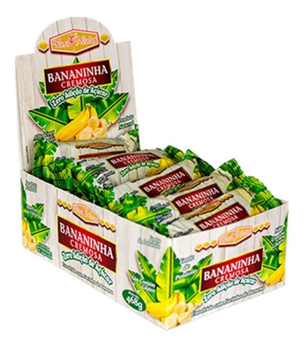 Bananinha Zero Açúcar Cremosa Flora Nectar Unidade 26g
