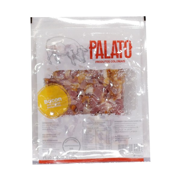 Encontraproduto.com.br - Bacon Palato em Cubos 150g