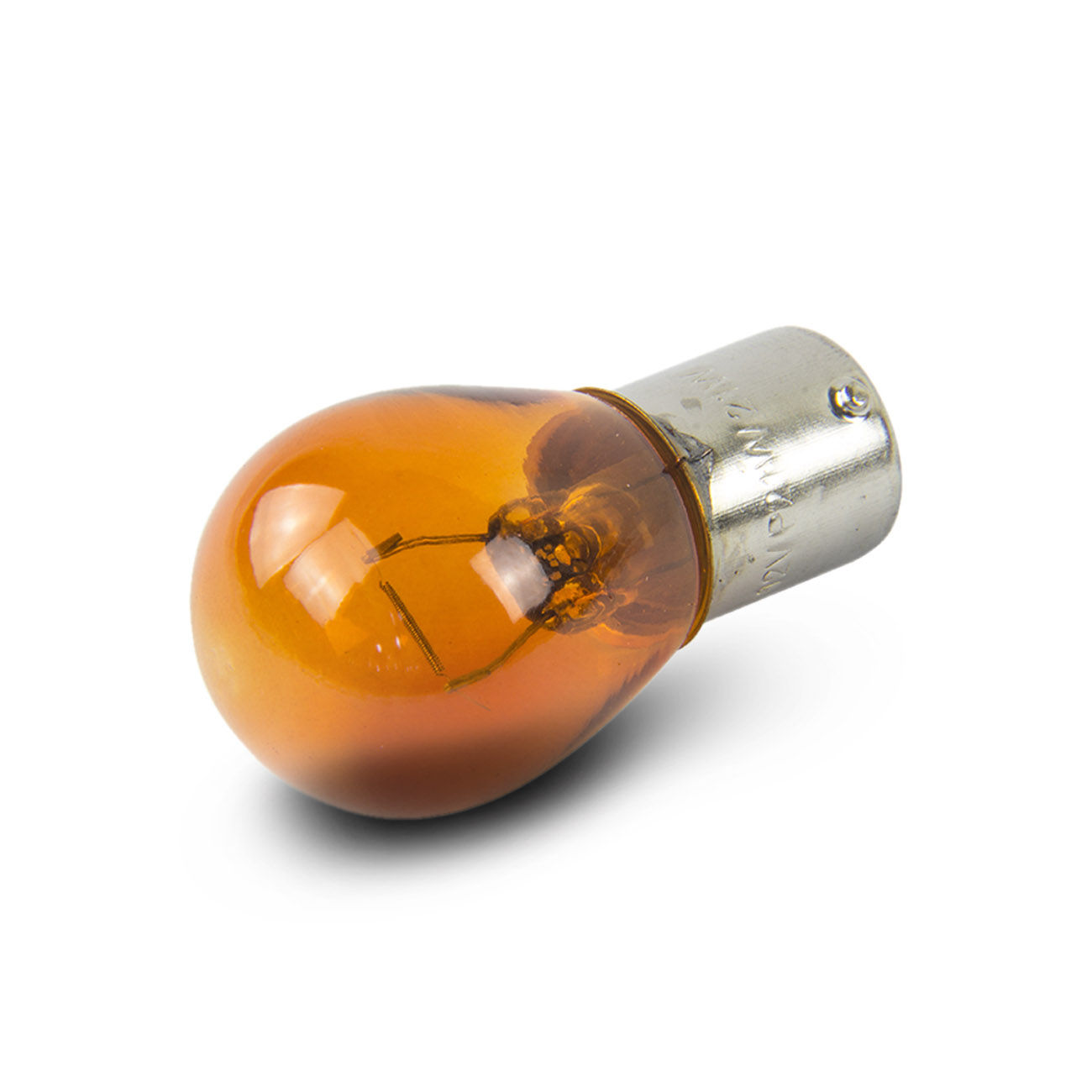 Lâmpada Pisca Lateral PY21W Teslla Halógena Âmbar 12V 21W 3200K