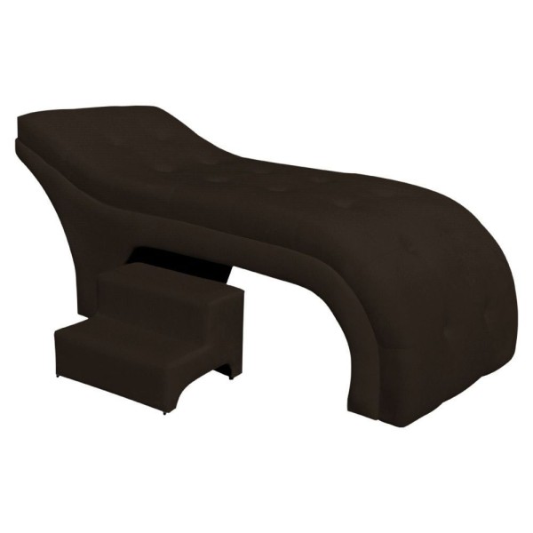 Encontraproduto.com.br - Maca Estofada Estética Botonê 60 Cm Sobrancelha Cilios Cor:marrom