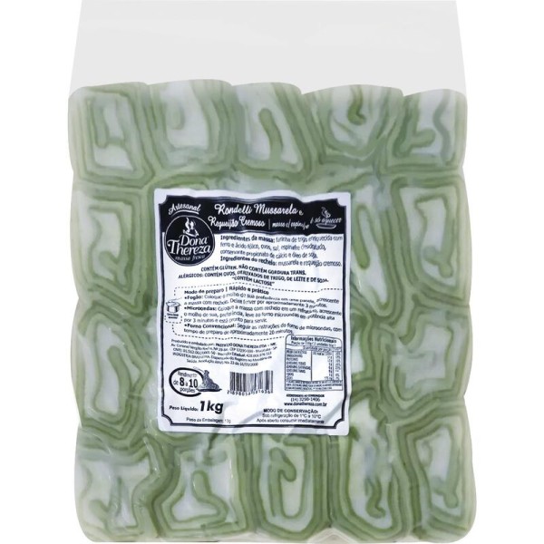 Encontraproduto.com.br - Rondelli Dona Thereza Espinafre e Requeijão Pacote com 1Kg