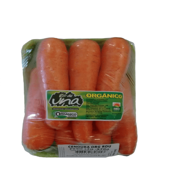 Encontraproduto.com.br - Cenoura Orgânico RIO DE UNA Bandeja 570g