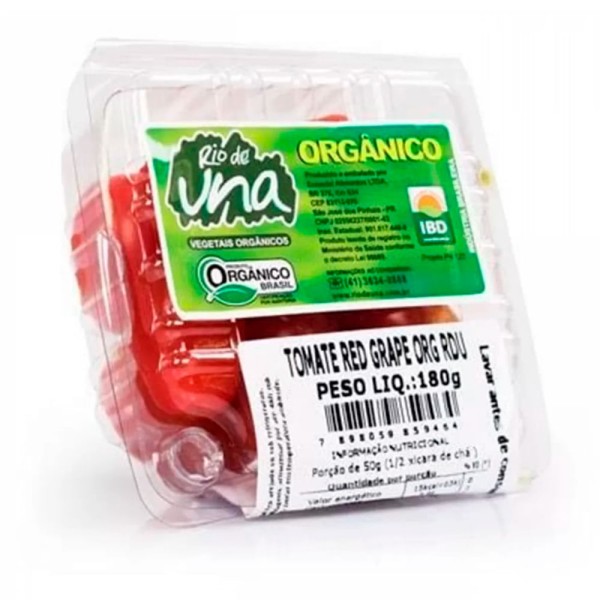 Encontraproduto.com.br - Tomate Orgânico Red Grape RIO DE UNA Aproximadamente 180g