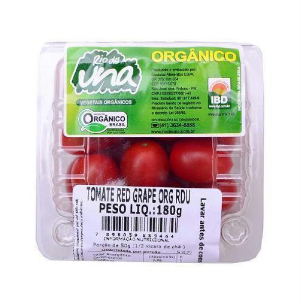 Encontraproduto.com.br - Tomate Orgânico Red Grape RIO DE UNA Aproximadamente 180g