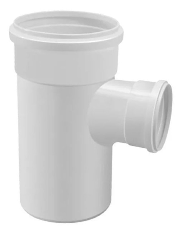 Encontraproduto.com.br - Te de Redução Esgoto Série Normal PVC DN 100 x 75 Plastilit