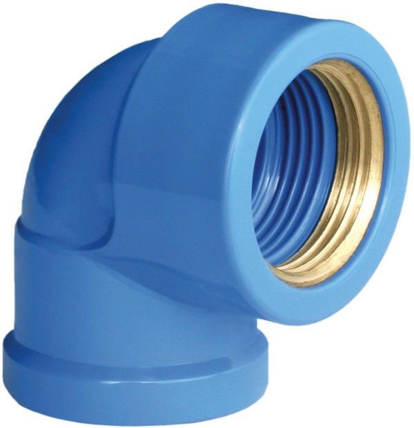 Encontraproduto.com.br - Joelho Plastilit Lado Rosca Latonado 25x1/2