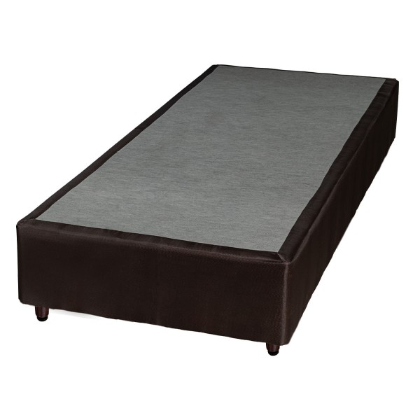 Encontraproduto.com.br - Conjunto Box Solteiro Espuma Minaspuma Cappuccine II Double Face 100x200x63cm
