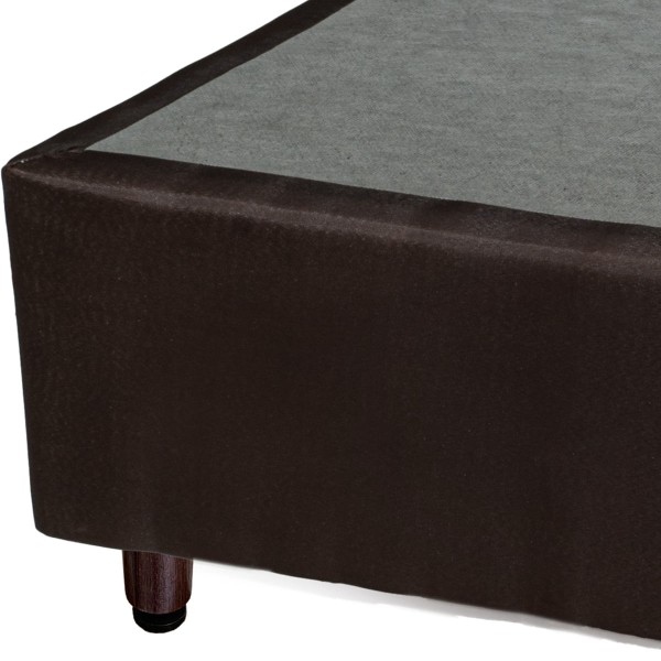 Encontraproduto.com.br - Conjunto Box Casal Espuma Minaspuma Cappuccine II Double Face 138x188x63cm