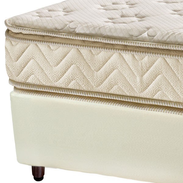 Encontraproduto.com.br - Conjunto Box Solteiro Espuma D33 Minaspuma Celebrate Plus Double Face 88x188x65cm