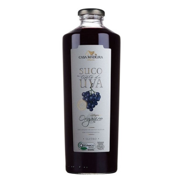 Encontraproduto.com.br - Suco Orgânico Uva Tinto Casa Madeira 1L