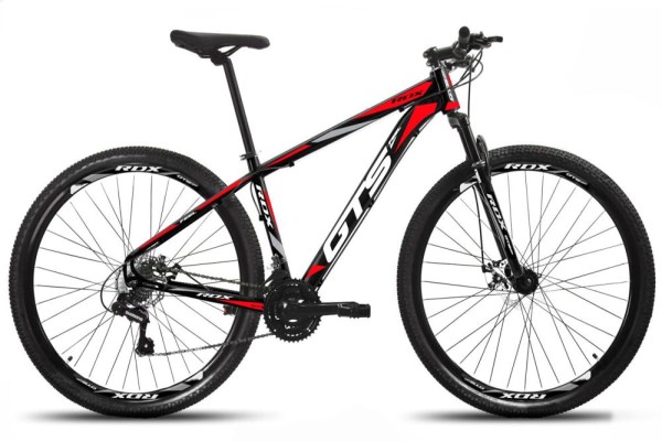 BICICLETA ARO 29 GTS FEEL RDX FREIO HIDRÁULICO 24 MARCHAS